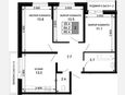 3-комнатная квартира, 64.20 м², 2/16 этаж фото 0