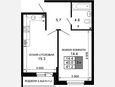 2-комнатная квартира, 40 м², 2/16 этаж фото 0