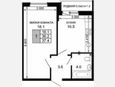 1-комнатная квартира, 36.20 м², 2/16 этаж фото 0