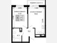 1-комнатная квартира, 37 м², 10/16 этаж фото 0