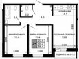 3-комнатная квартира, 55.20 м², 2/16 этаж фото 0