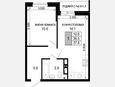 1-комнатная квартира, 36.50 м², 14/16 этаж фото 0