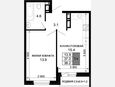 2-комнатная квартира, 37 м², 7/16 этаж фото 0