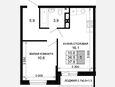 1-комнатная квартира, 36.50 м², 14/16 этаж фото 0