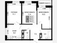 3-комнатная квартира, 54 м², 14/16 этаж фото 0
