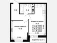 2-комнатная квартира, 36.50 м², 15/16 этаж фото 0