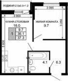 1-комн. квартира фото 0