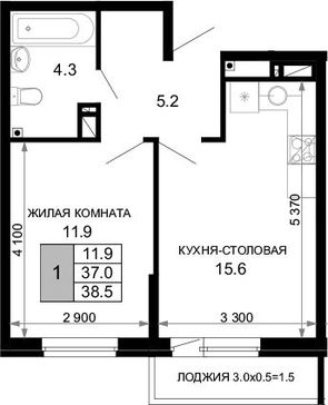 1-комн. квартира фото 0