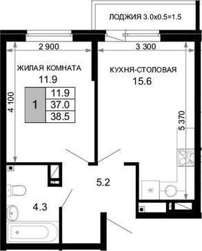 1-комн. квартира фото 0